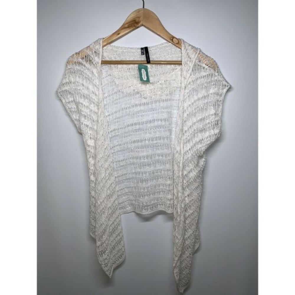 Maurices Women’s Crocket Ivory Hooded Cadigan M